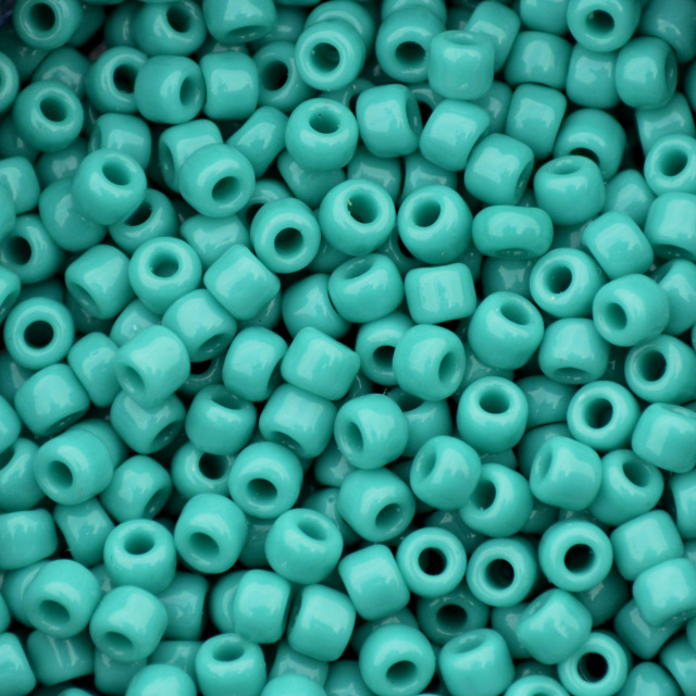 Opaque - Turquoise, Matsuno 8/0 Seed Beads